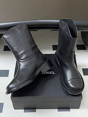 Colestore Chanel Black Cowboy Boots  - 2