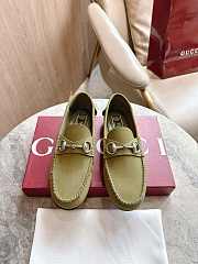 Colestore Gucci Women's Gigi Loafer in Green Suede - 1