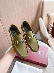 Colestore Gucci Women's Gigi Loafer in Green Suede - 6