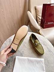 Colestore Gucci Women's Gigi Loafer in Green Suede - 3