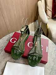 Colestore Gucci Thong Sandals Green - 1