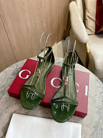 Colestore Gucci Thong Sandals Green