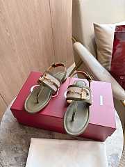 Colestore Gucci Horsebit Thong Sandal Green - 5