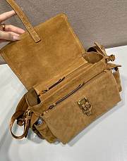 Colestore Prada Brushed Suede Shoulder Bag 30x14x10cm - 4