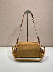 Colestore Prada Brushed Suede Shoulder Bag 30x14x10cm - 3