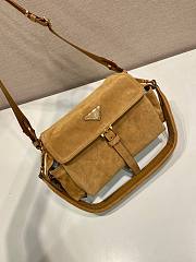 Colestore Prada Brushed Suede Shoulder Bag 30x14x10cm - 2