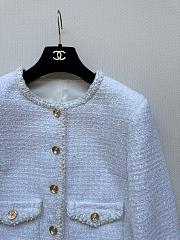 Colestore Chanel White Tweed Jacket - 6