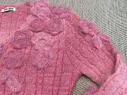 Colestore Miu Miu Gradient Floral Cardigan Pink - 5