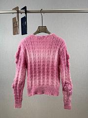 Colestore Miu Miu Gradient Floral Cardigan Pink - 4