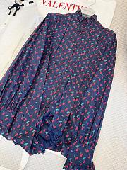 Colestore Valentino Print Lightweight Cotton Shirt Cherry - 6