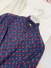 Colestore Valentino Print Lightweight Cotton Shirt Cherry - 4