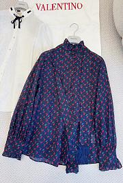 Colestore Valentino Print Lightweight Cotton Shirt Cherry - 2