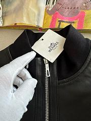 Colestore Hermes Italian Lambskin Cropped Leather Jacket - 4