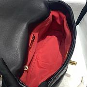 Colestore Chanel 19 Black Lambskin 2025 Chip 20x30x10cm - 6