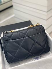 Colestore Chanel 19 Black Lambskin 2025 Chip 20x30x10cm - 4