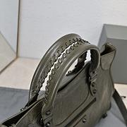 Colestore Balenciaga Classic City Bag Motorcycle Bag Olive Green 38x24x12cm - 6