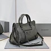 Colestore Balenciaga Classic City Bag Motorcycle Bag Olive Green 38x24x12cm - 3