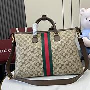 Colestore Gucci Savoy Duffle Bag Brown 48x28x18cm - 6