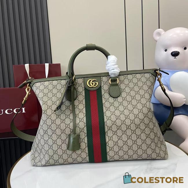 Colestore Gucci Savoy Duffle Bag Green 48x28x18cm - 1