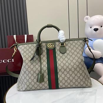 Colestore Gucci Savoy Duffle Bag Green 48x28x18cm