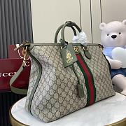 Colestore Gucci Savoy Duffle Bag Green 48x28x18cm - 6
