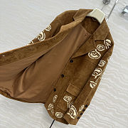 Colestore Ermanno Scervino single-breasted Suede Jacket Hazel - 4