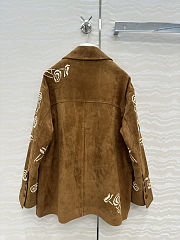 Colestore Ermanno Scervino single-breasted Suede Jacket Hazel - 2