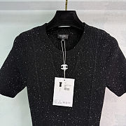 Colestore Chanel Knitted Short-Sleeve Dress - 6