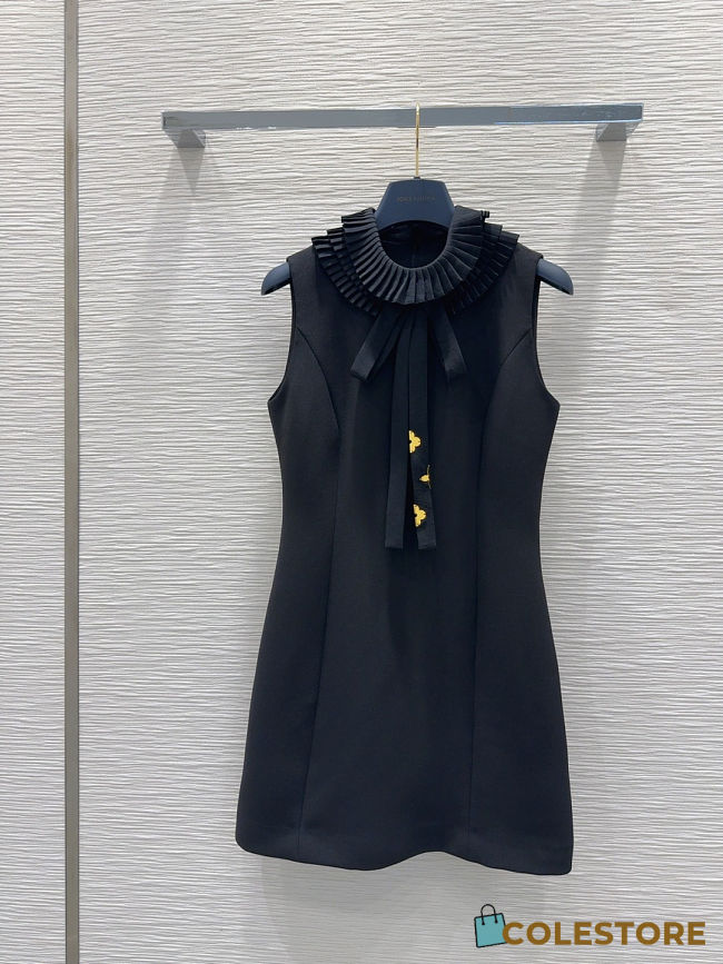 Colestore Louis Vuitton Sleeveless Dress Black - 1