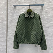 Colestore Gucci Monogram Jacket Green - 1