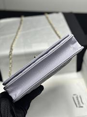Colestore Chanel Classic Wallet on Chain (WOC) in Lilac Caviar Leather 19cm - 6