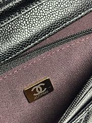 Colestore Chanel Classic Wallet on Chain (WOC) in Black Caviar Leather 19cm - 5