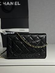 Colestore Chanel Classic Wallet on Chain (WOC) in Black Caviar Leather 19cm - 2