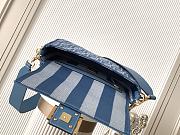 Colestore Fendi Baguette Fabric Blue 27x6x15cm - 5