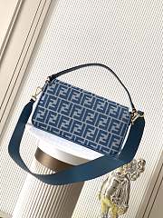 Colestore Fendi Baguette Fabric Blue 27x6x15cm - 6