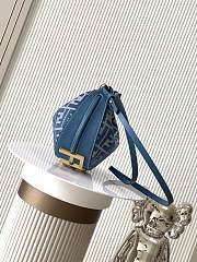 Colestore Fendi Fendigraphy Mini Fabric Blue 20x7.5x13cm - 2