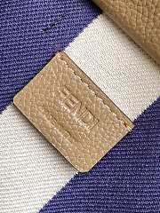 Colestore Fendi Roll Mini FF Jacquard Mini Bag Midnight Blue 15.5x11x13cm - 2