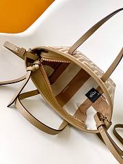 Colestore Fendi Roll Mini FF Jacquard Mini Bag Beige Natural 15.5x11x13cm - 2