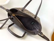 Colestore Fendi Roll Mini FF Jacquard Mini Bag Dark Brown 15.5x11x13cm - 3
