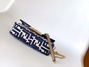 Colestore Fendi Baguette Mini Fabric Midnight Blue 20x5x13cm - 5