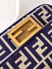 Colestore Fendi Baguette Mini Fabric Midnight Blue 20x5x13cm - 3