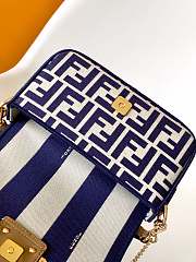 Colestore Fendi Baguette Mini Fabric Midnight Blue 20x5x13cm - 2