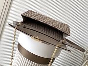 Colestore Fendi Baguette Brown Effect FF Jacquard Bag 21x5x11.5cm - 6