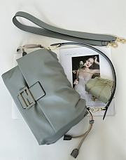 Colestore Fendi Mamma Baguette Leather Green 32x11x21cm - 2