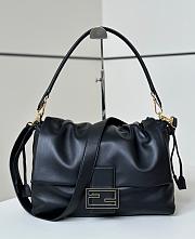 Colestore Fendi Mamma Baguette Leather Black 32x11x21cm - 1