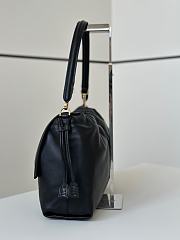 Colestore Fendi Mamma Baguette Leather Black 32x11x21cm - 6