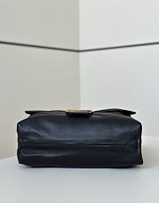 Colestore Fendi Mamma Baguette Leather Black 32x11x21cm - 2