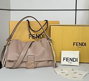 Colestore Fendi Mamma Baguette Leather Neutrals 32x11x21cm - 6