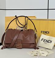 Colestore Fendi Mamma Baguette Leather Brown 32x11x21cm - 1