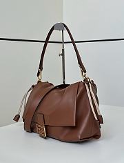 Colestore Fendi Mamma Baguette Leather Brown 32x11x21cm - 3